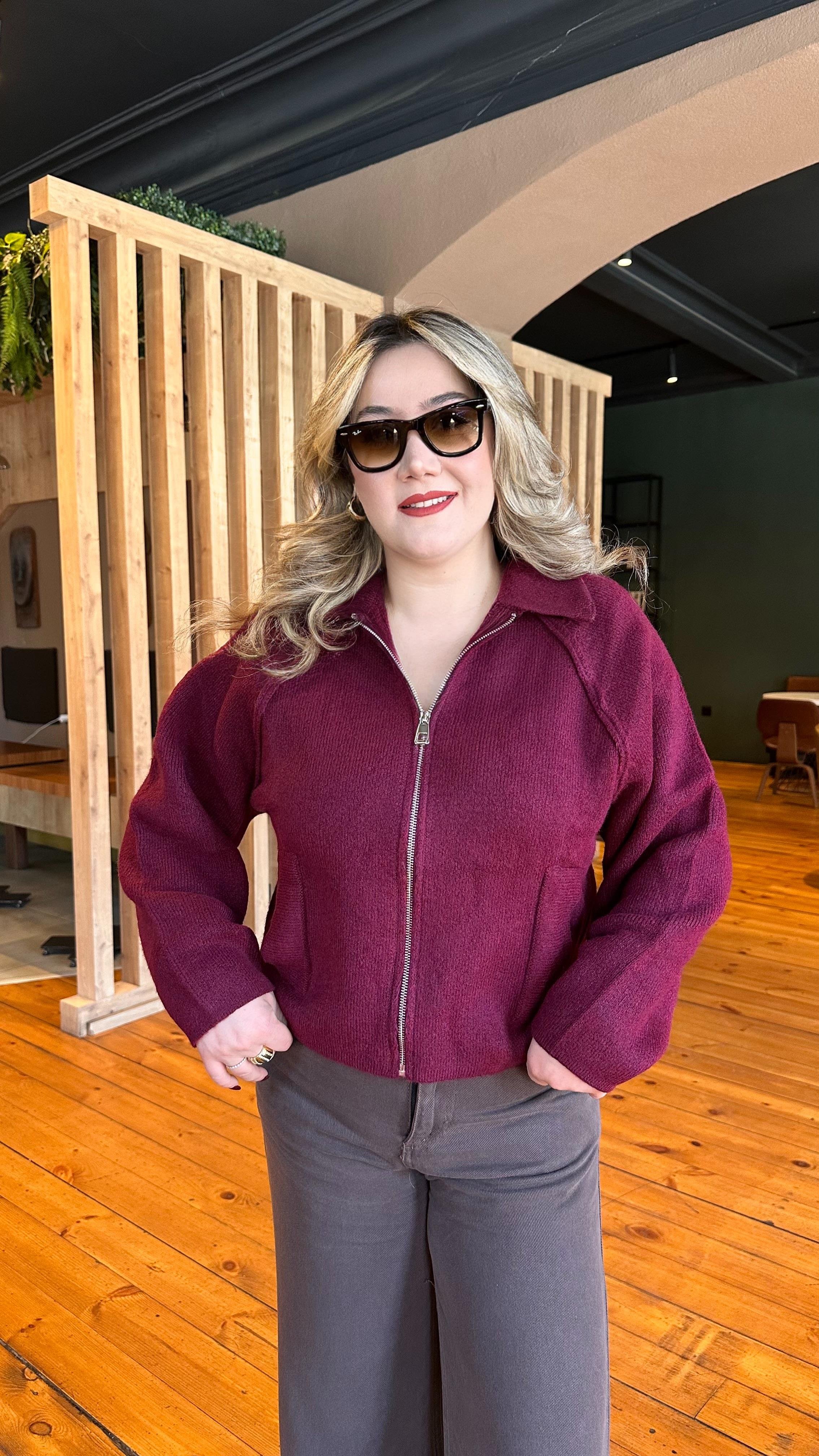 FERMUARLI BOMBER HIRKA BORDO