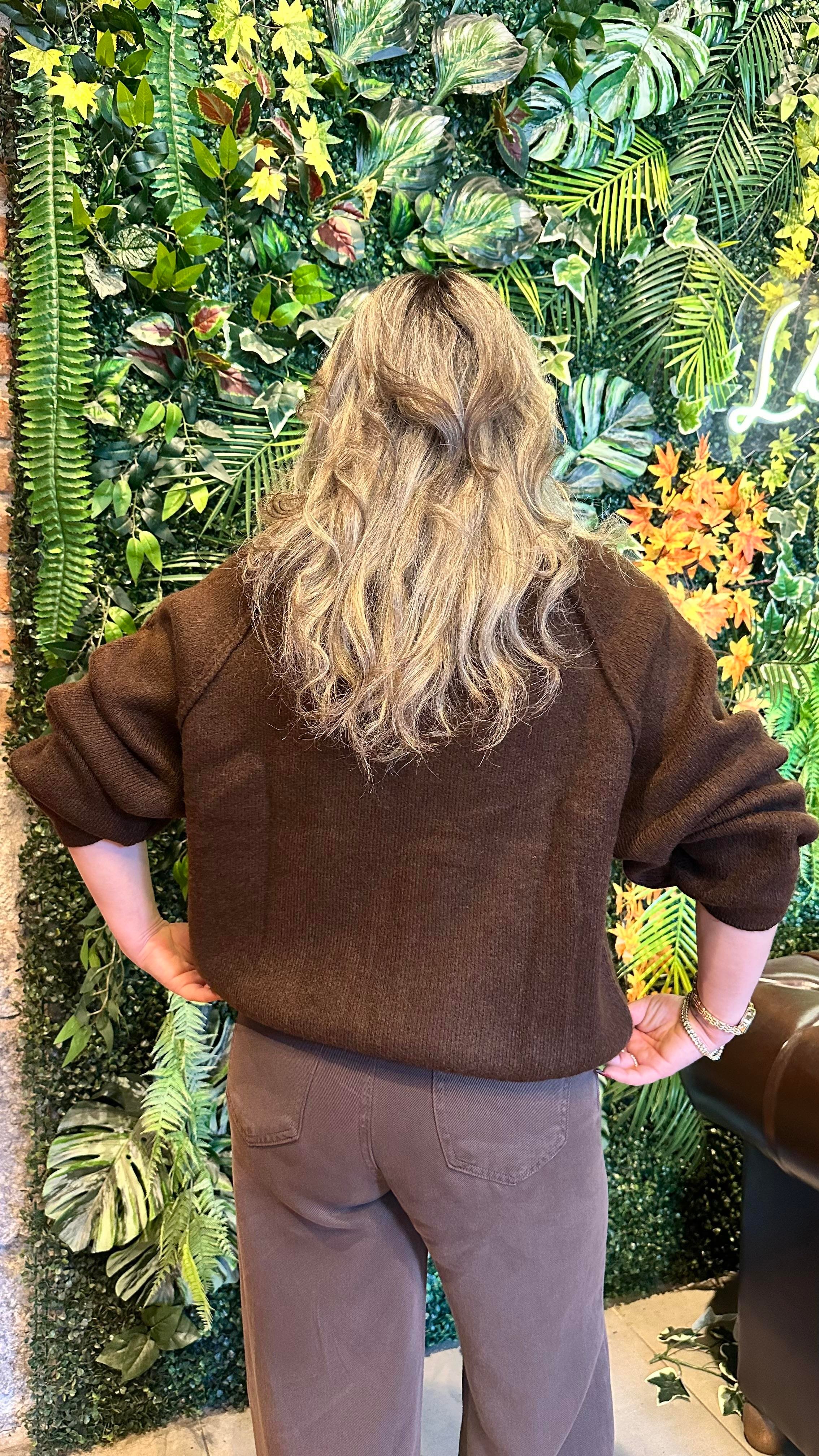 FERMUARLI BOMBER HIRKA KAHVE
