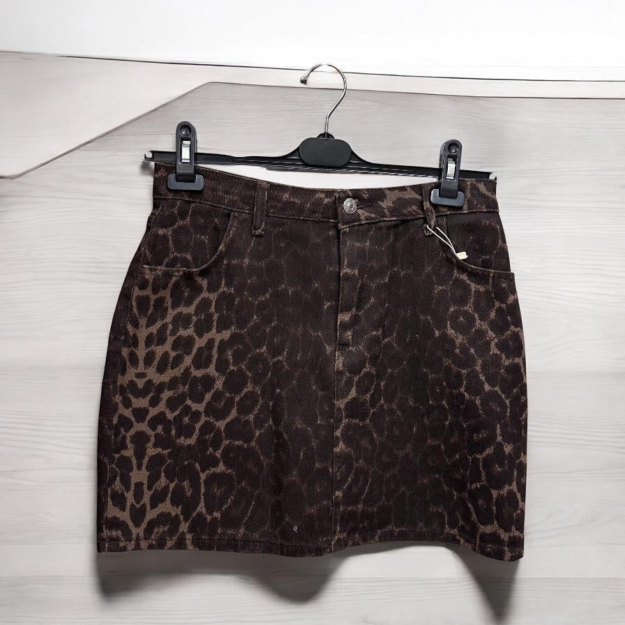 KAHVE LEOPAR ETEK