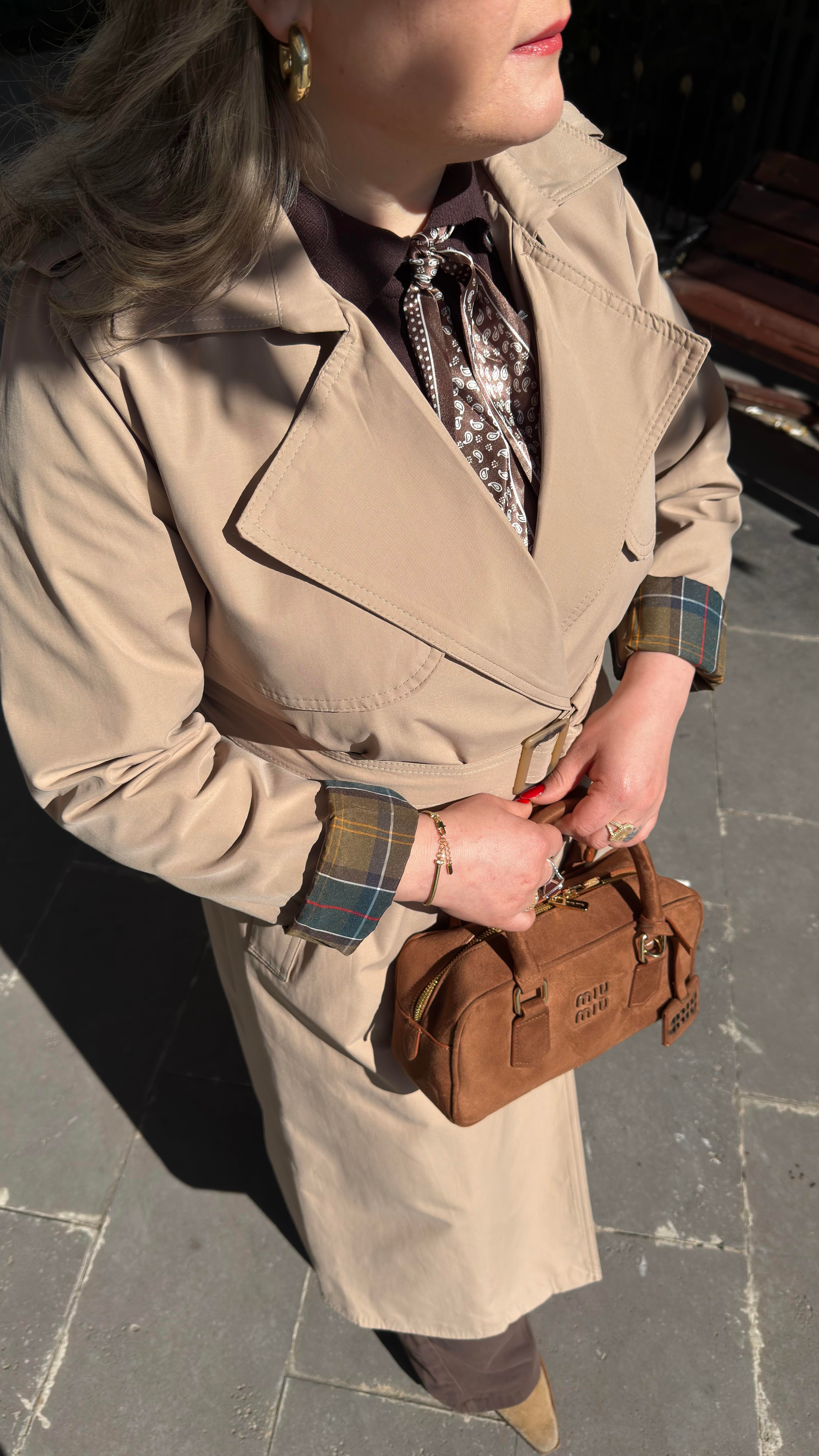 KLASİK MODEL TRENÇKOT CAMEL