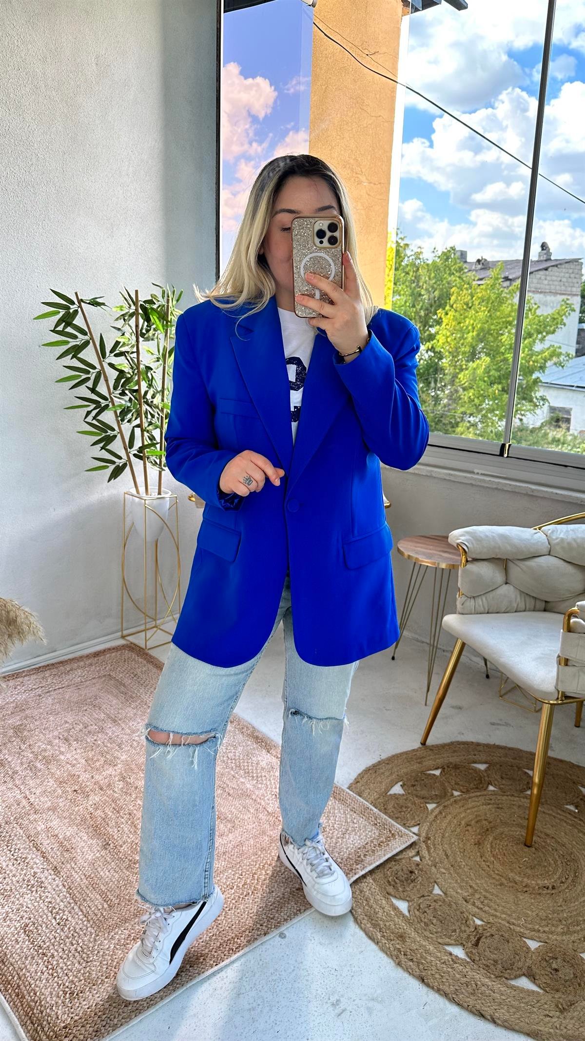 Saks Blazer Ceket