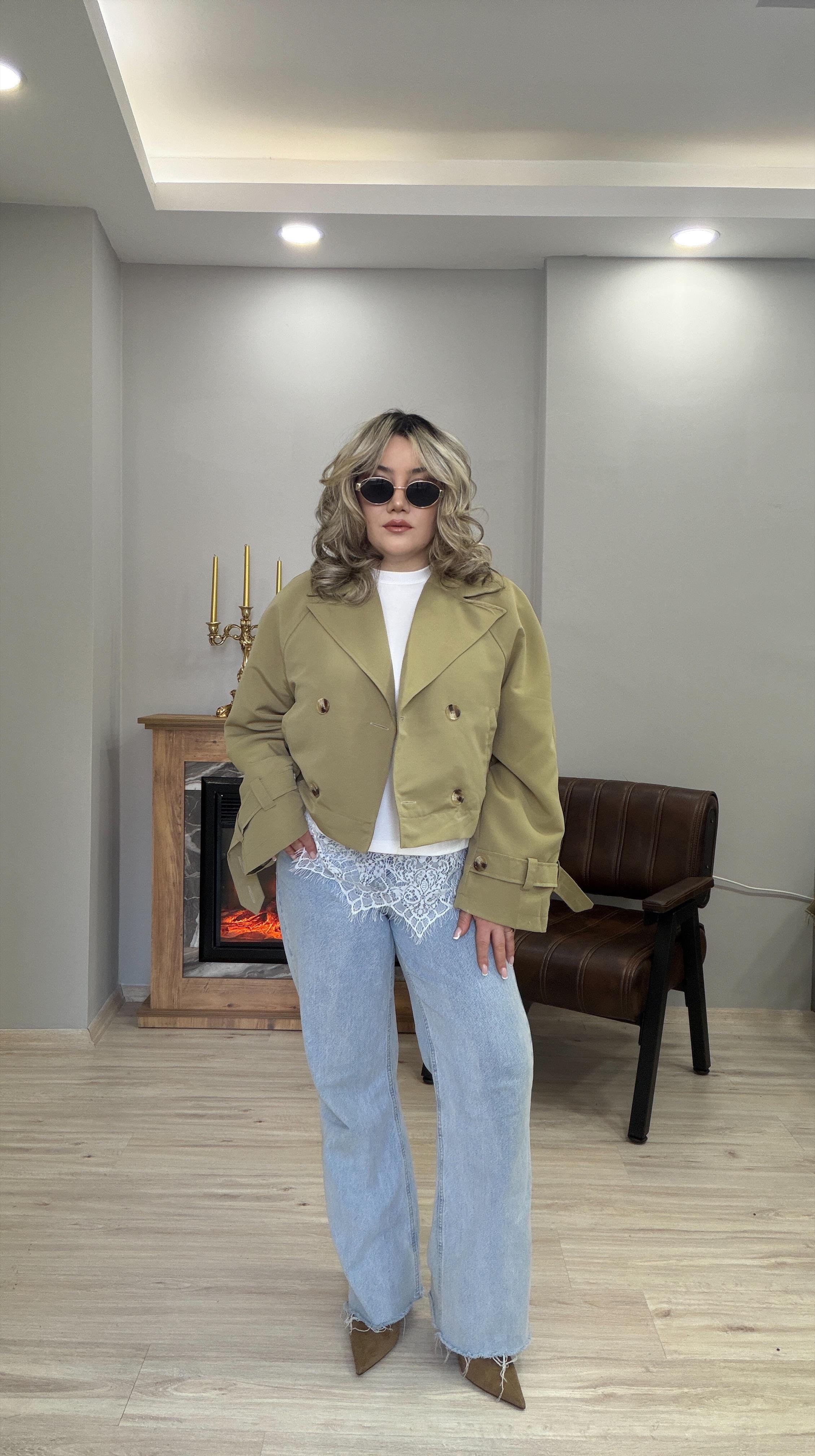 TAŞ CROP TRENÇKOT