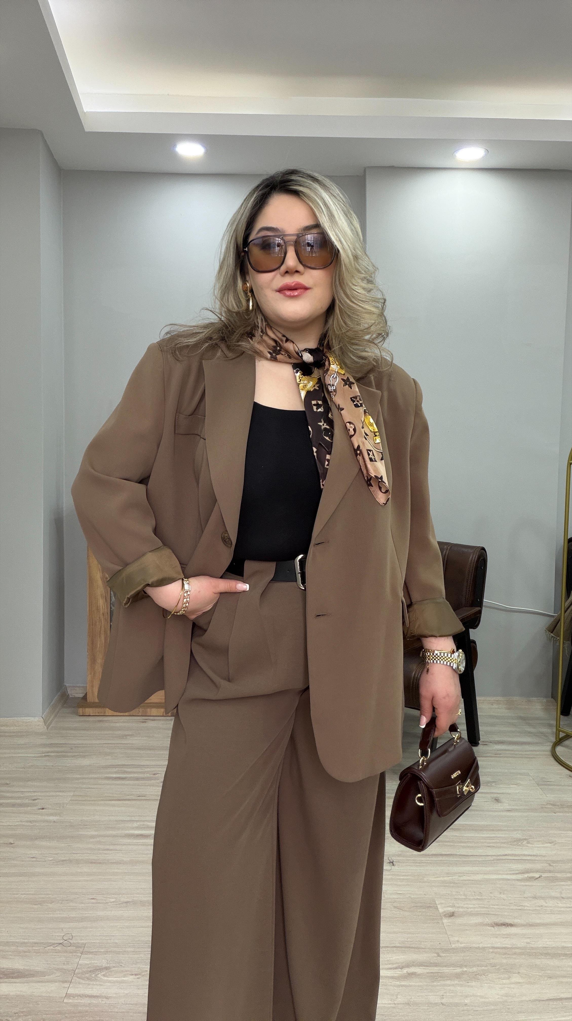 VATKALI OVERSİZE BLAZER CEKET HAKİ