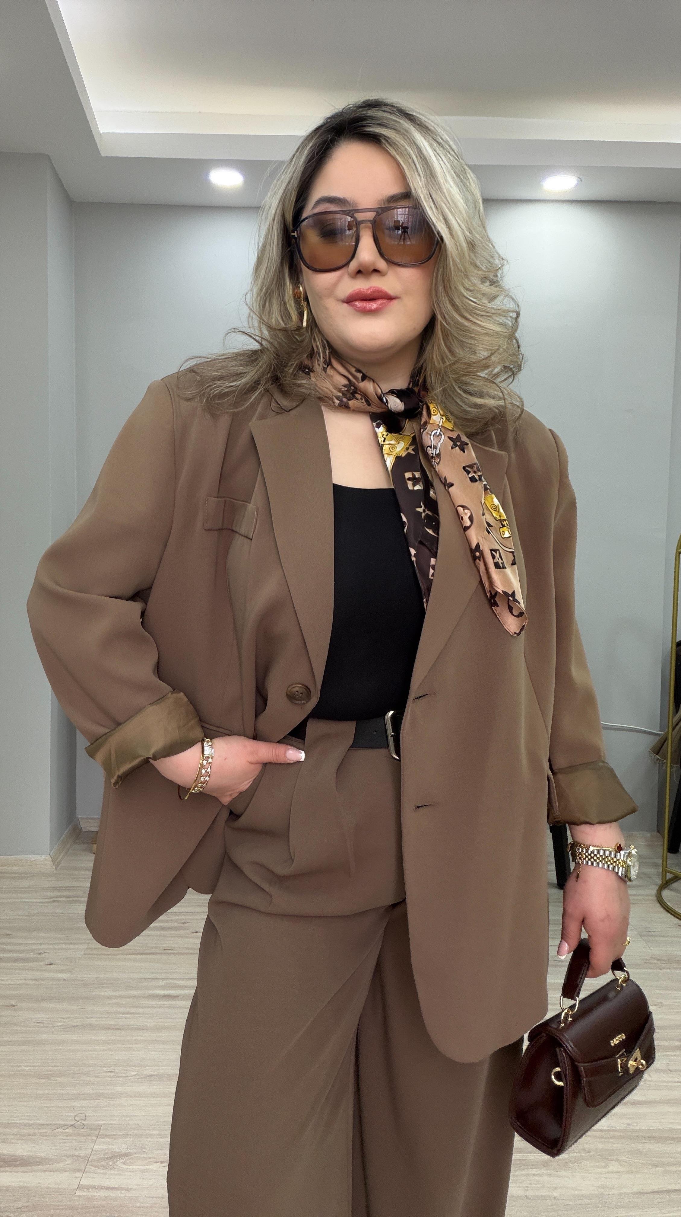 VATKALI OVERSİZE BLAZER CEKET HAKİ