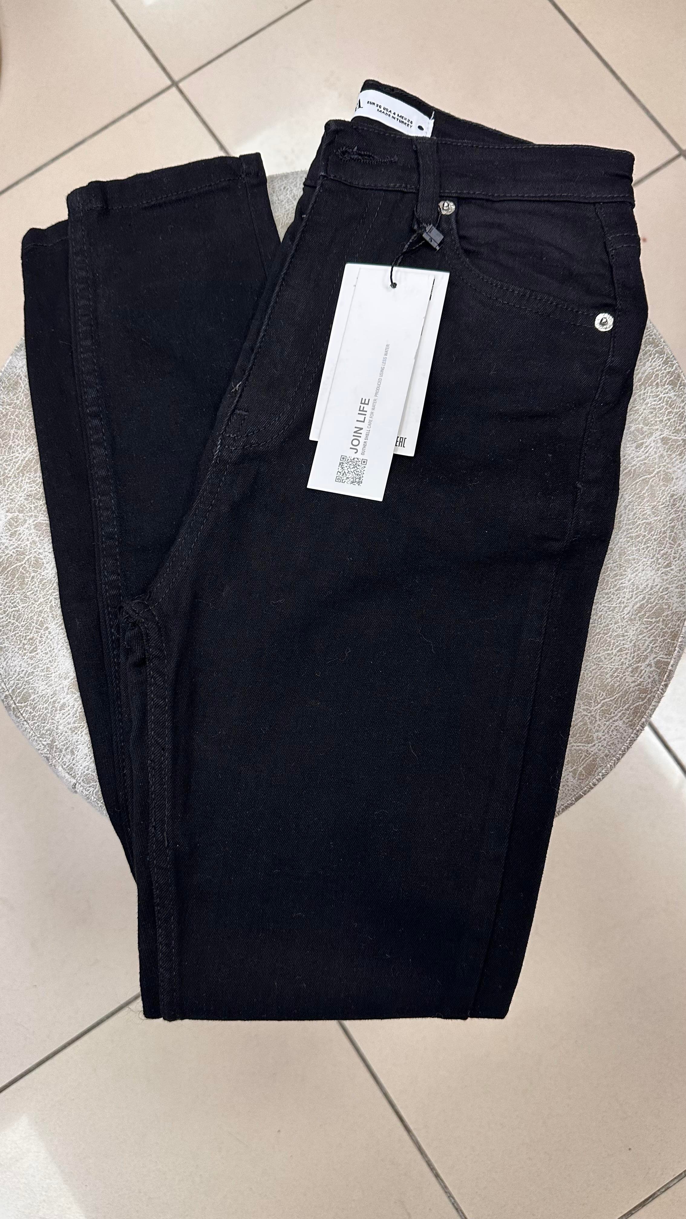 YÜKSEK BEL SKİNNY JEAN SİYAH