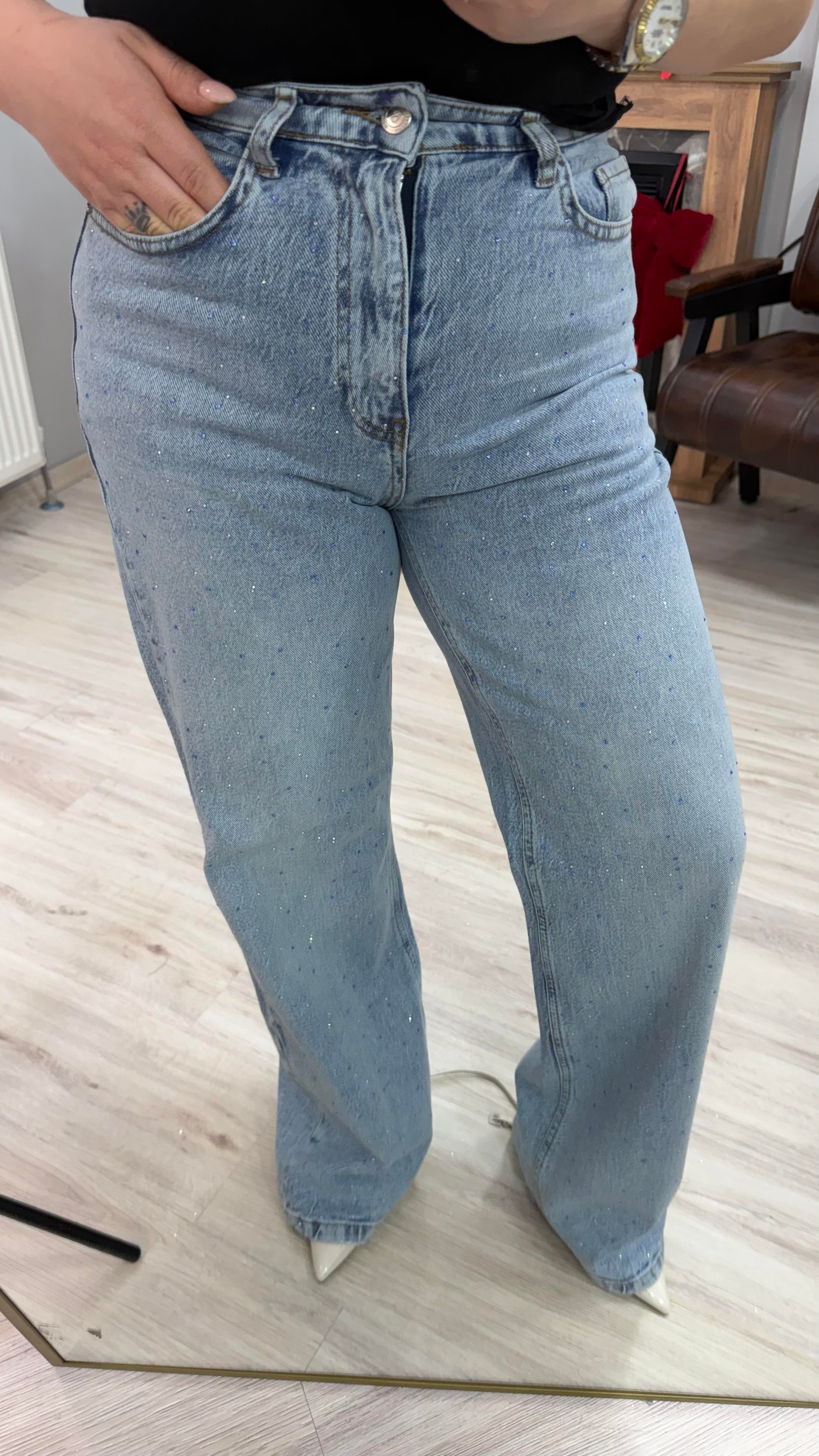 YÜKSEK BEL TAŞLI WİDELEG JEAN 