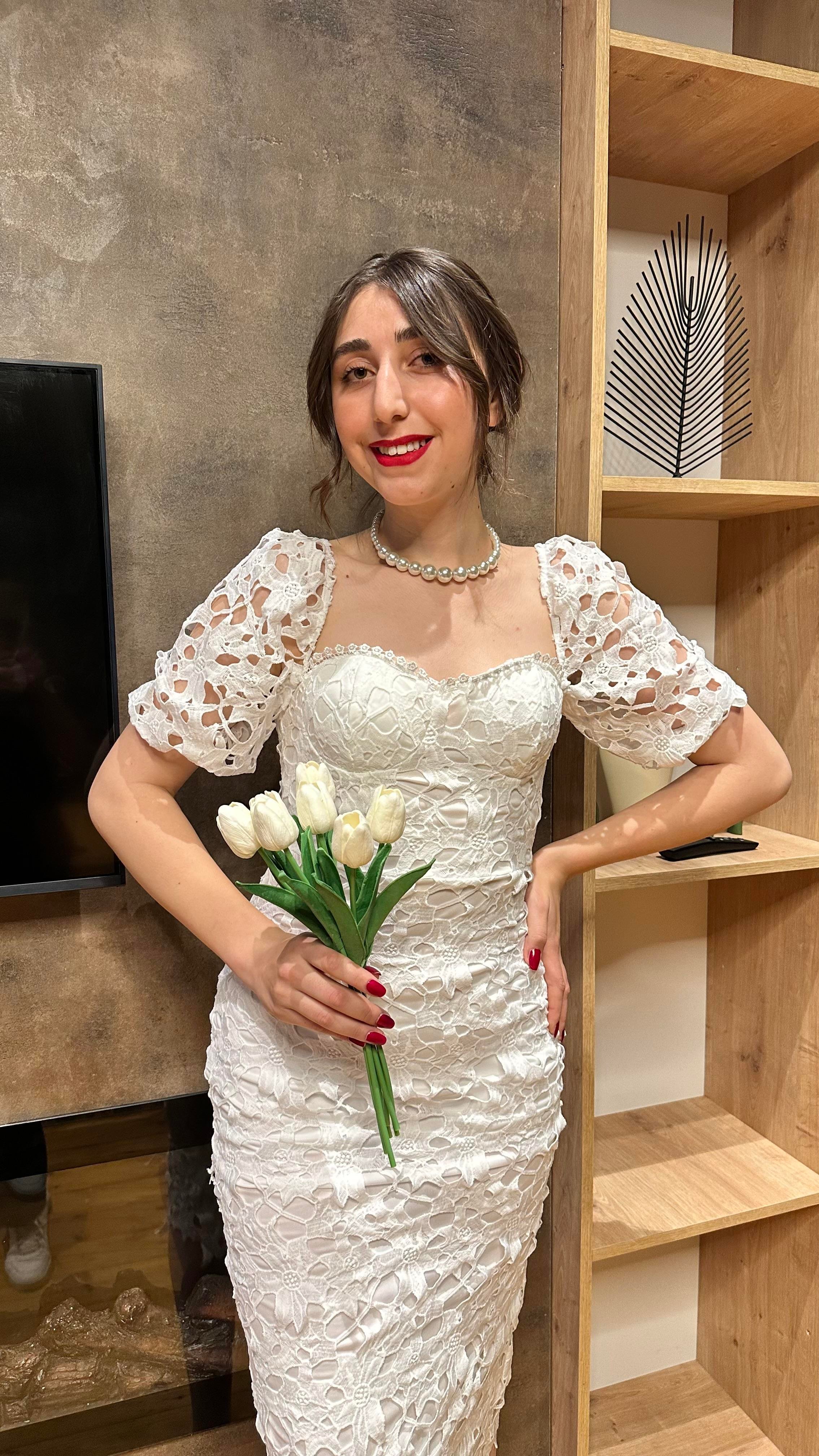 ZARİNA DANTEL ELBİSE