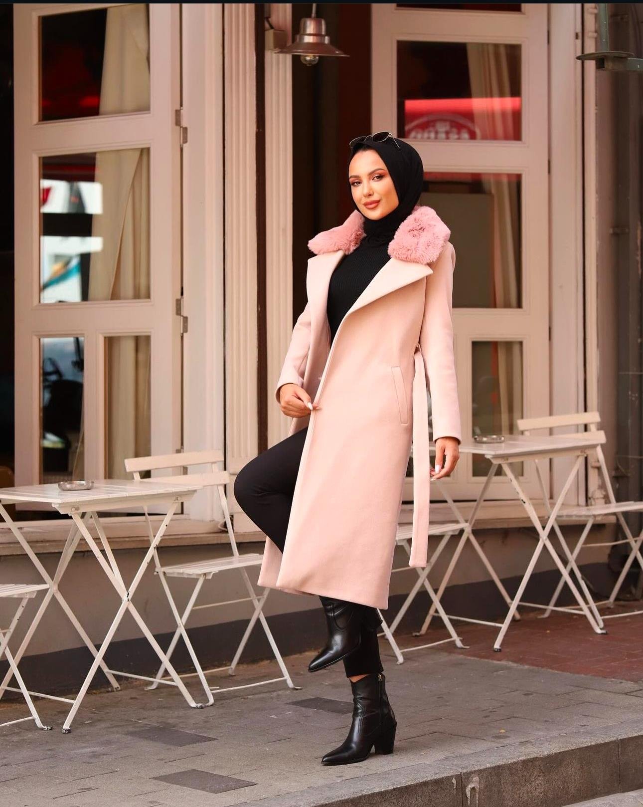 Kürklü kaban- Pudra