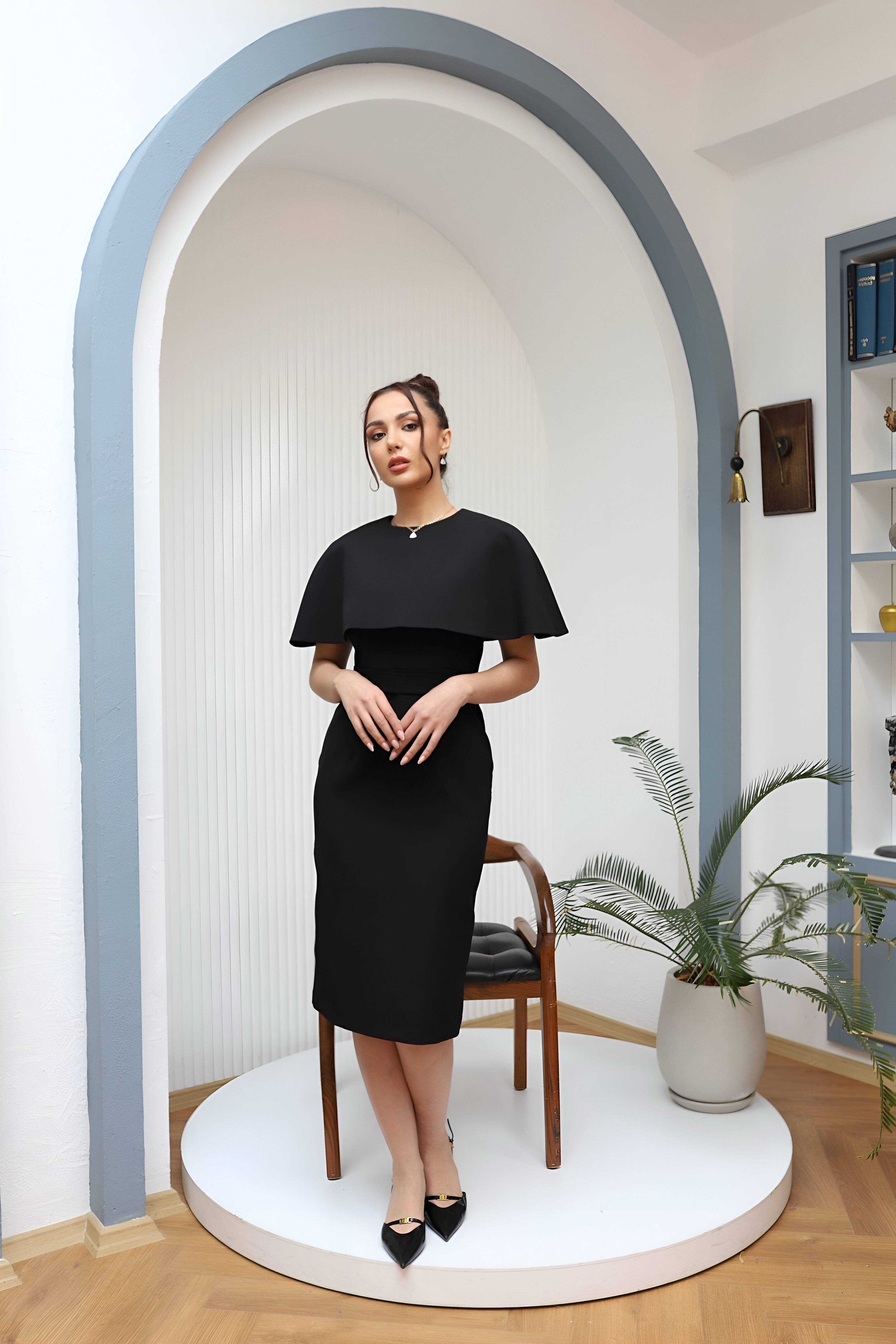 Valeria elbise-Siyah