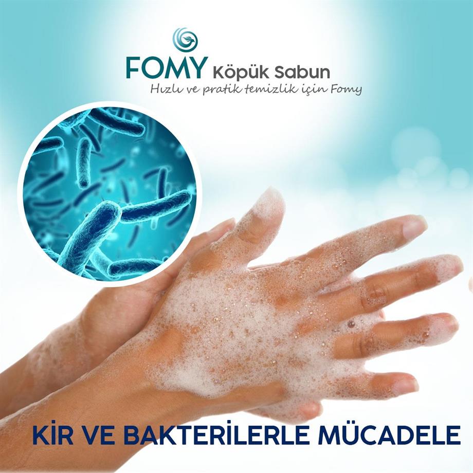 FOMY Antibakteriyel Köpük Sabun 300 ml 4 ADET