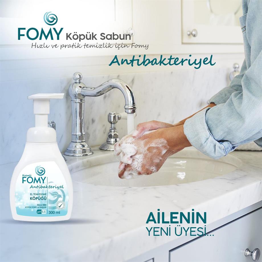 FOMY Antibakteriyel Köpük Sabun 300 ml 4 ADET