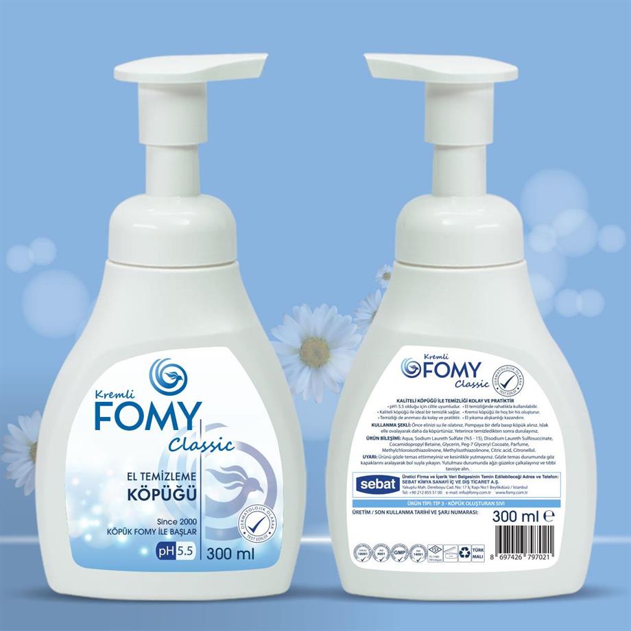 FOMY Classic Köpük Sabun 300 ml 4 ADET