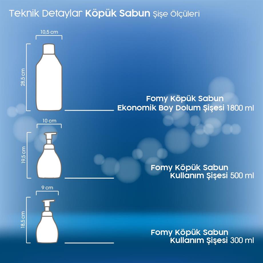 FOMY Classic Köpük Sabun Seti 1800+300 ml