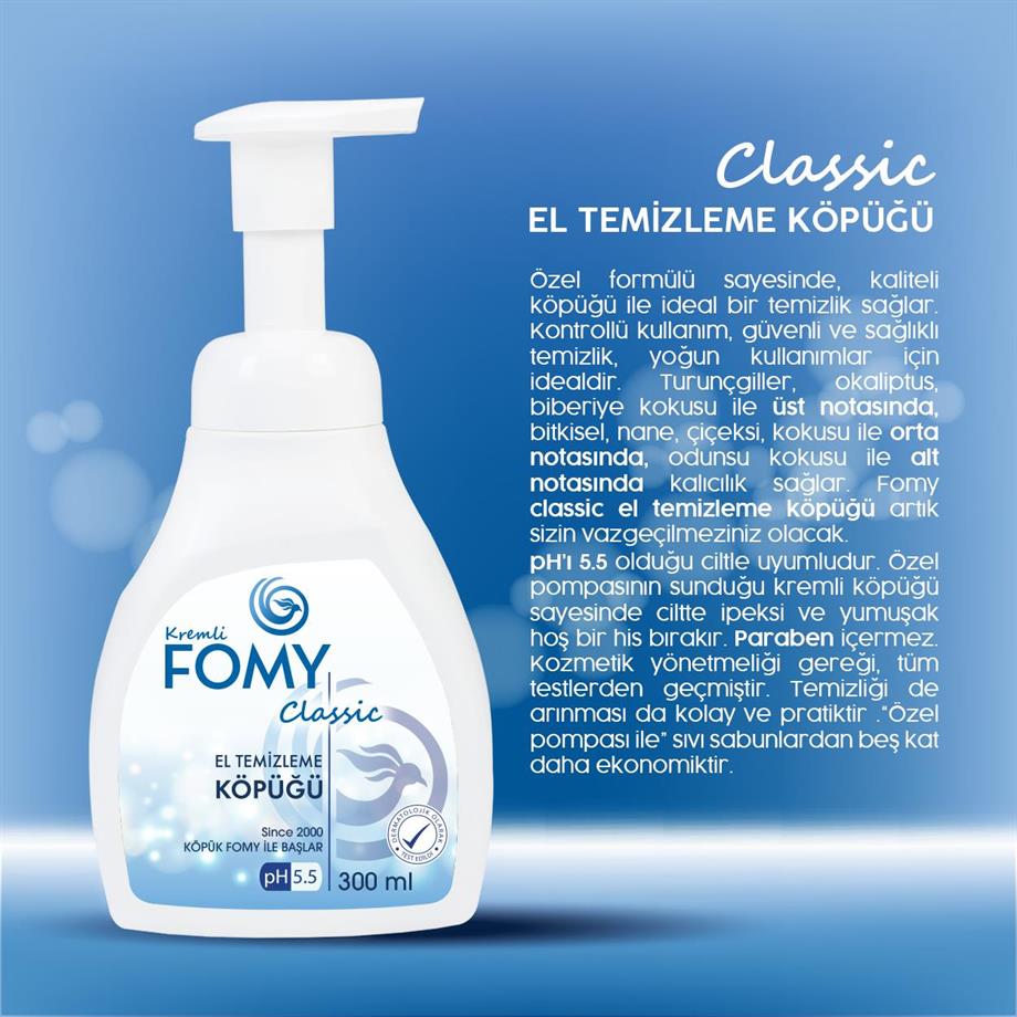 FOMY Classic Köpük Sabun Seti 1800+300 ml