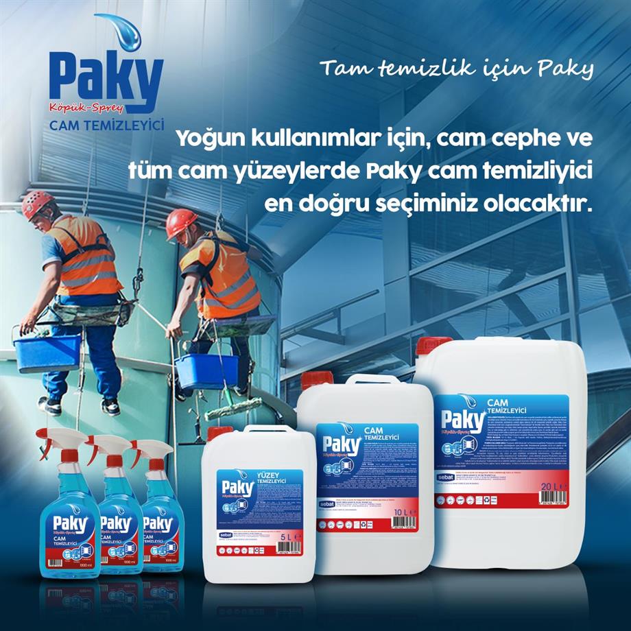 PAKY Cam Temizlik Köpüğü Trigger Sprey 1000 ml
