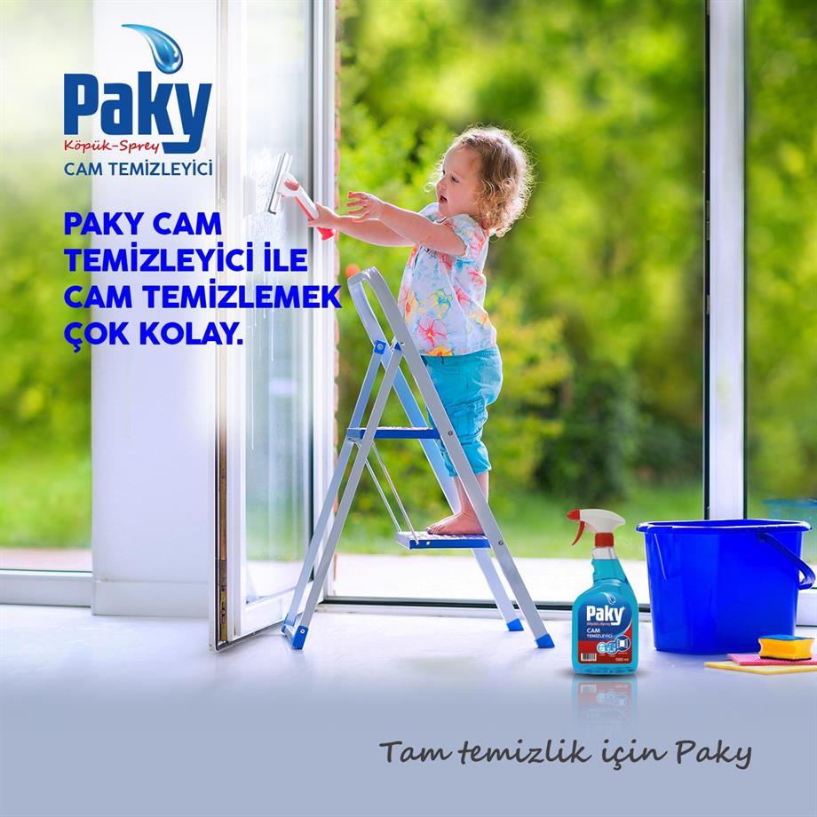 PAKY Cam Temizlik Köpüğü Trigger Sprey 1000 ml