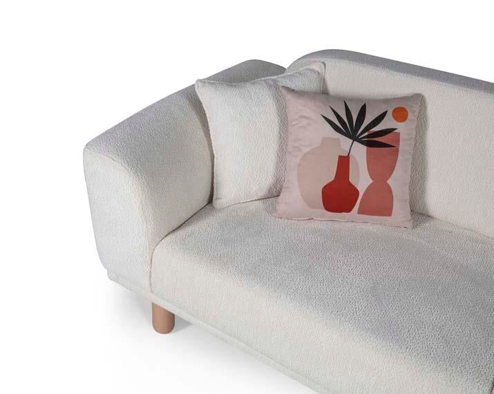  Bohem Ahşap Yataklı Koltuk Takımı