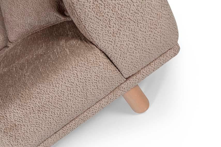  Bohem Ahşap Yataklı Koltuk Takımı