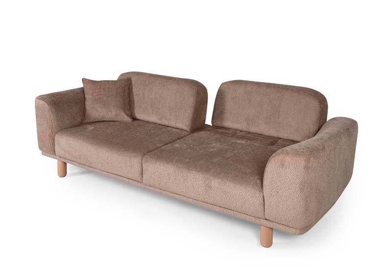  Bohem Ahşap Yataklı Koltuk Takımı