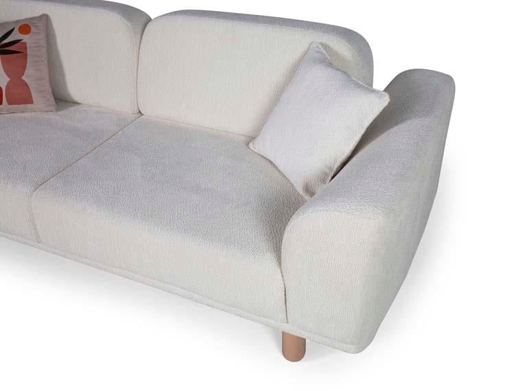  Bohem Ahşap Yataklı Koltuk Takımı