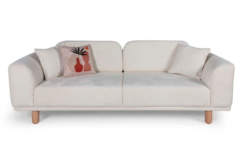  Bohem Ahşap Yataklı Koltuk Takımı