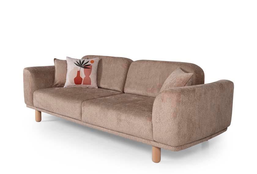  Bohem Ahşap Yataklı Koltuk Takımı