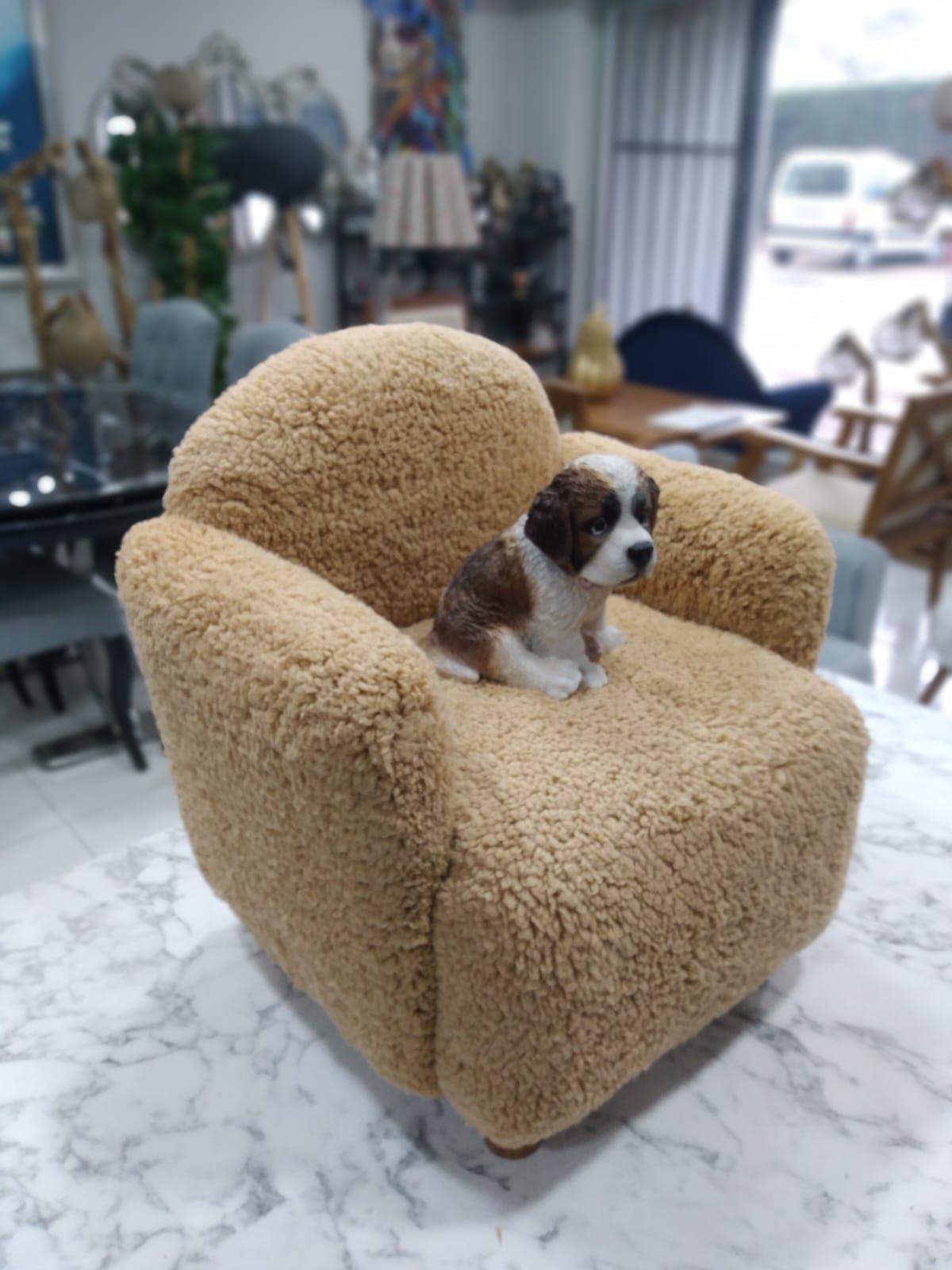  Teddy Ahşap Ayaklı Çocuk Koltuk