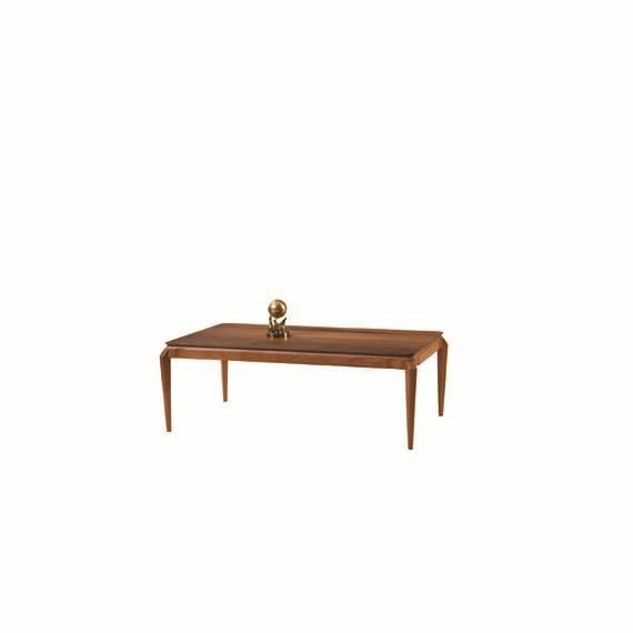 111 Dikdörtgen Orta Sehpa Doğal Ahşap Malzeme Ahşap Ayaklı