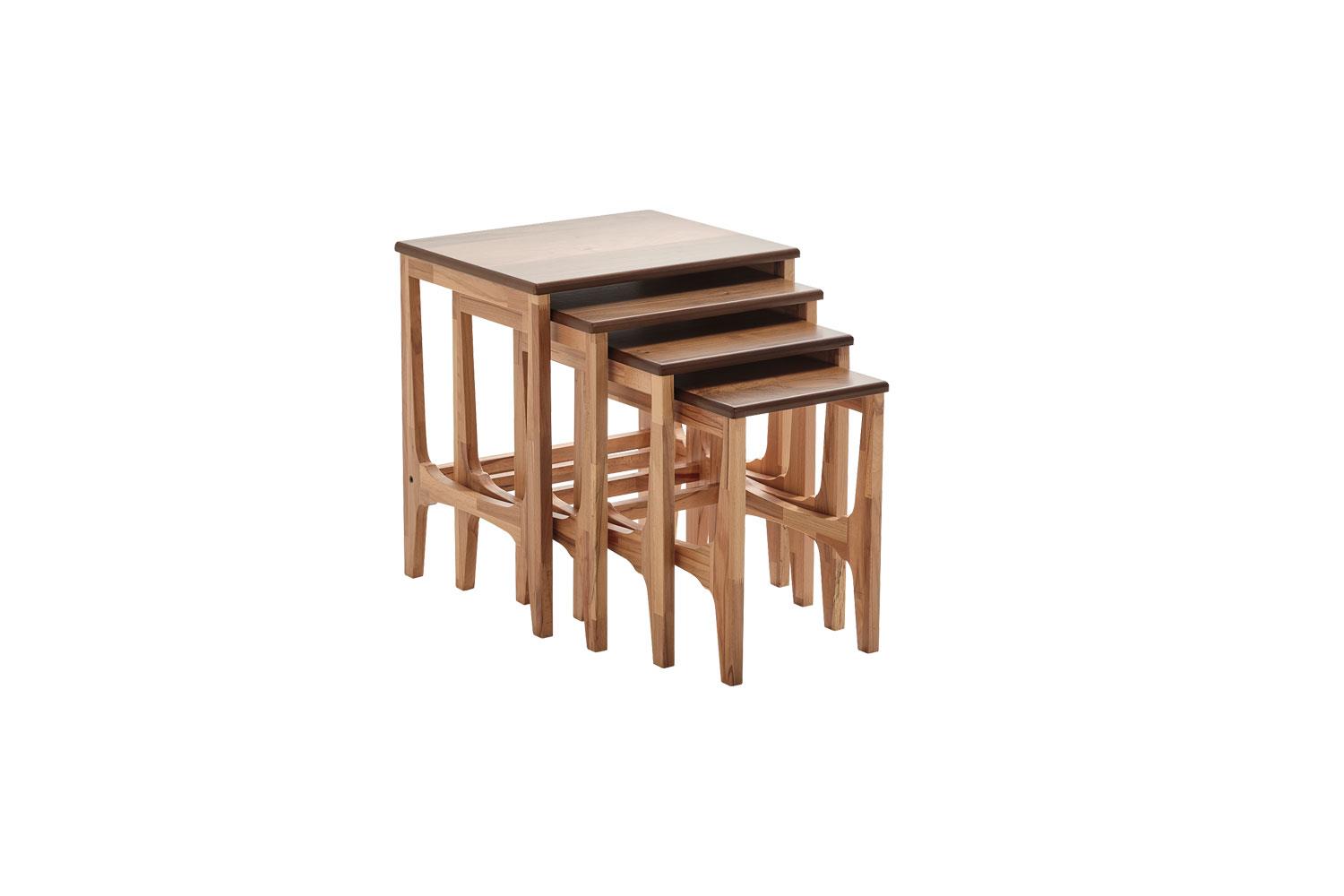 118 Ahşap 3'lü Zigon Sehpa Seti