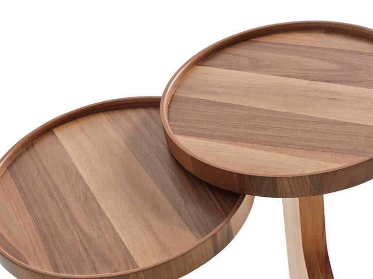 127 Ahşap 2'lİ Zigon Sehpa Seti