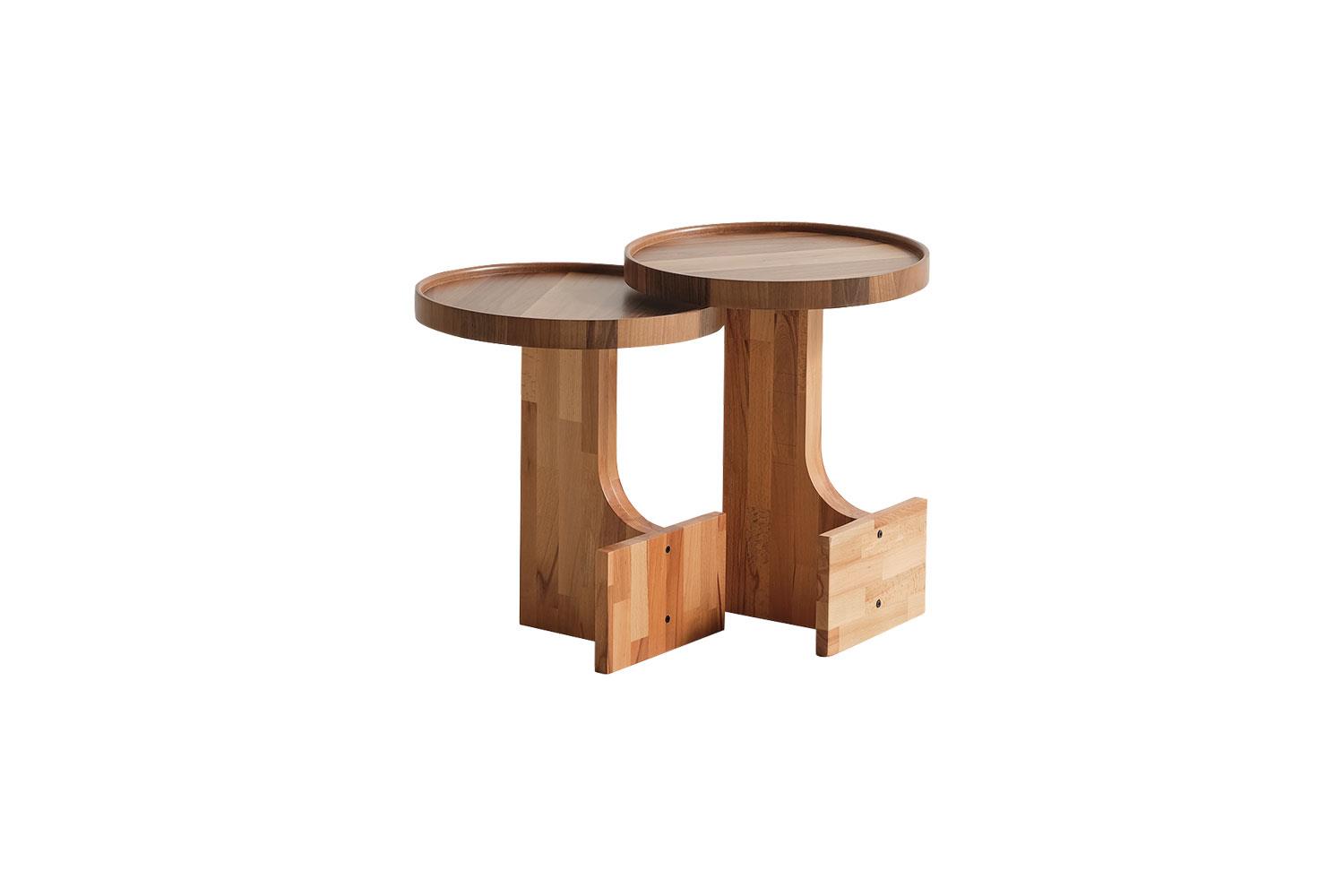 127 Ahşap 2'lİ Zigon Sehpa Seti