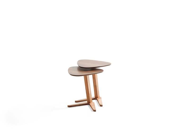 128 Ahşap 2'l1 Zigon Sehpa Seti