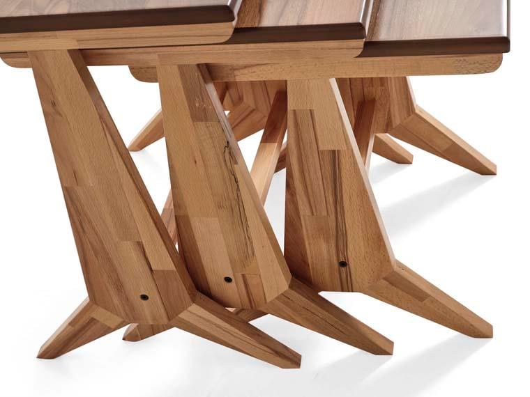 132 Ahşap 3'lü Zigon Sehpa Seti