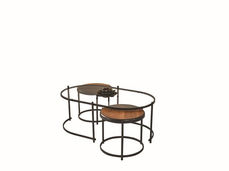 169 Ceviz Orta Sehpa Seti