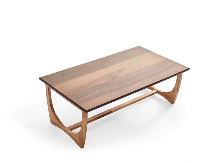 212 Orta Sehpa Doğal Ahşap Gövde Ahşap Ayaklı