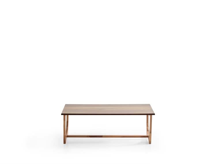 212 Orta Sehpa Doğal Ahşap Gövde Ahşap Ayaklı