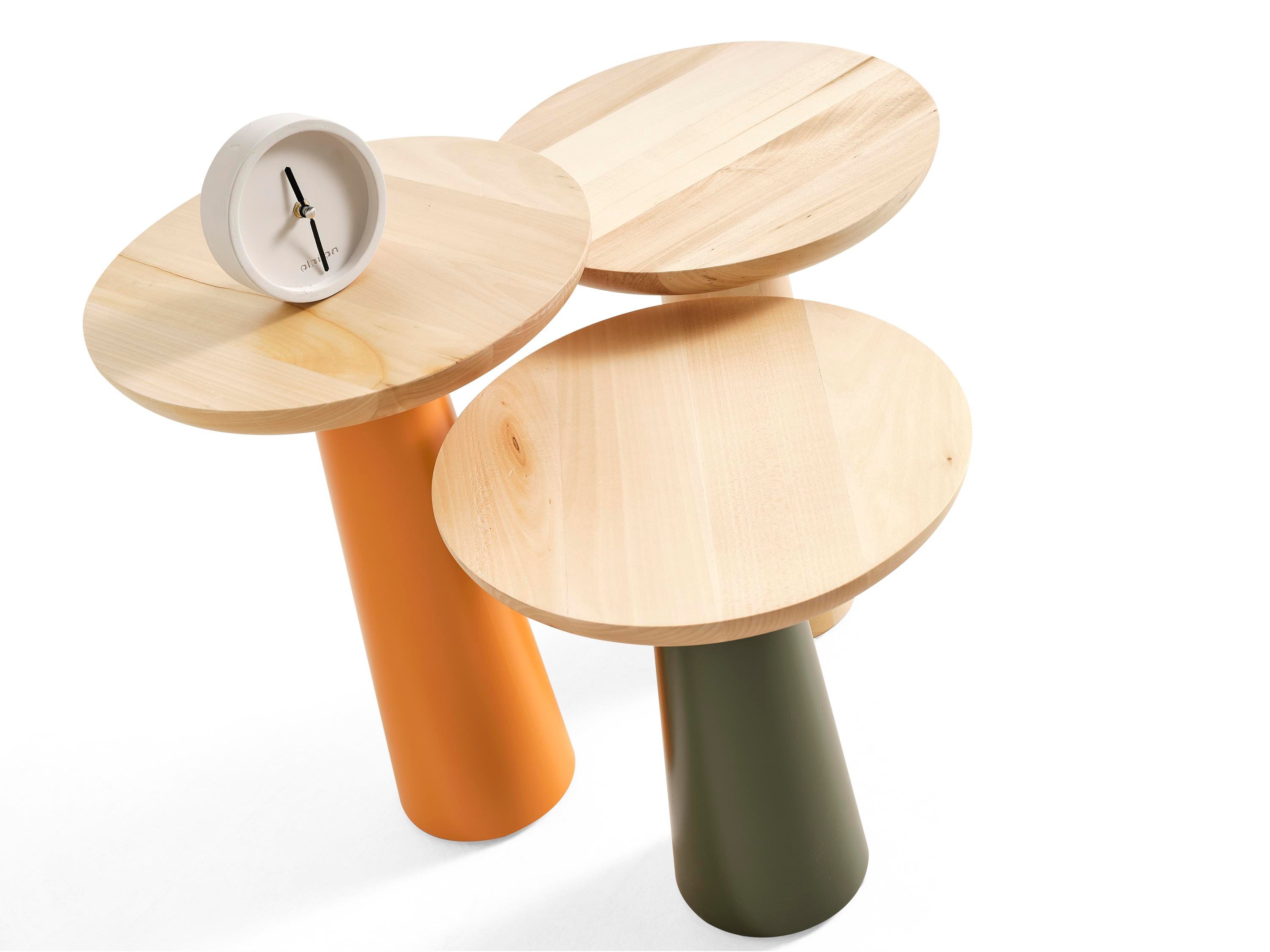 582 Renkli Üçlü Zigon Sehpa