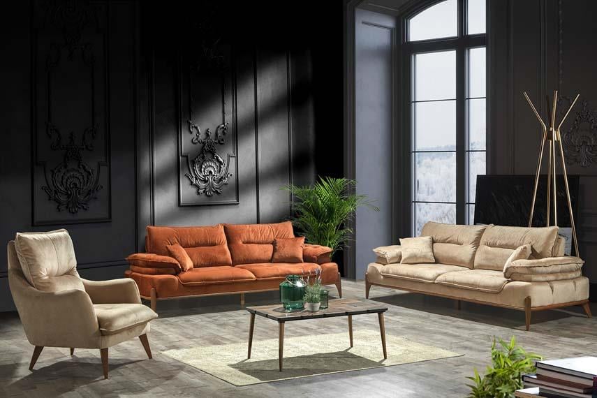 Aroda Kiremit-Kum Koltuk Takımı