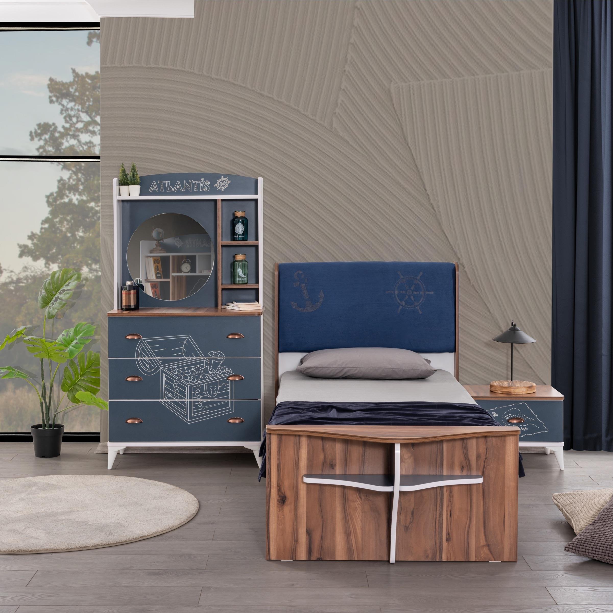 Atlantis Genç Odası 3 Kapılı Dolap