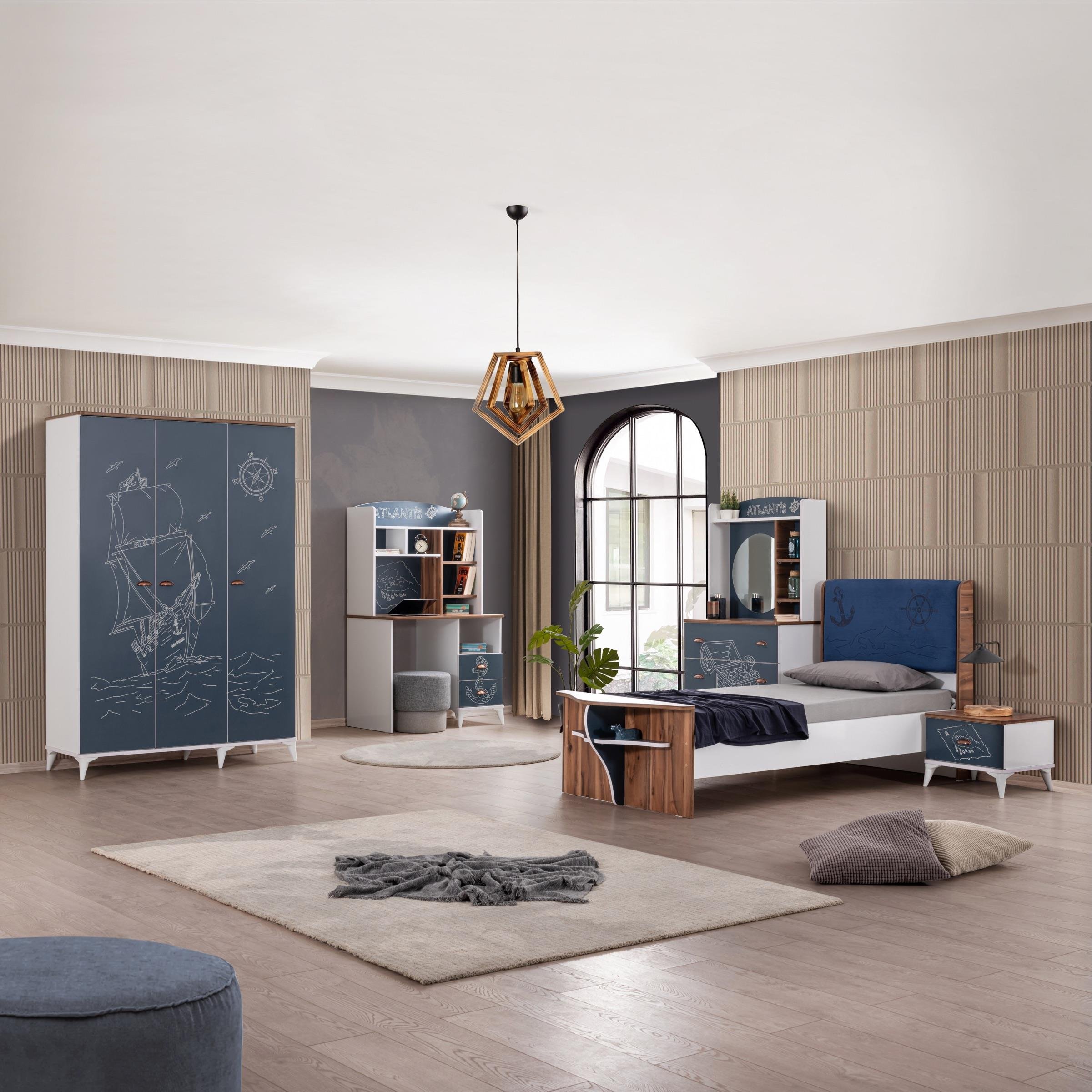 Atlantis Genç Odası 3 Kapılı Dolap