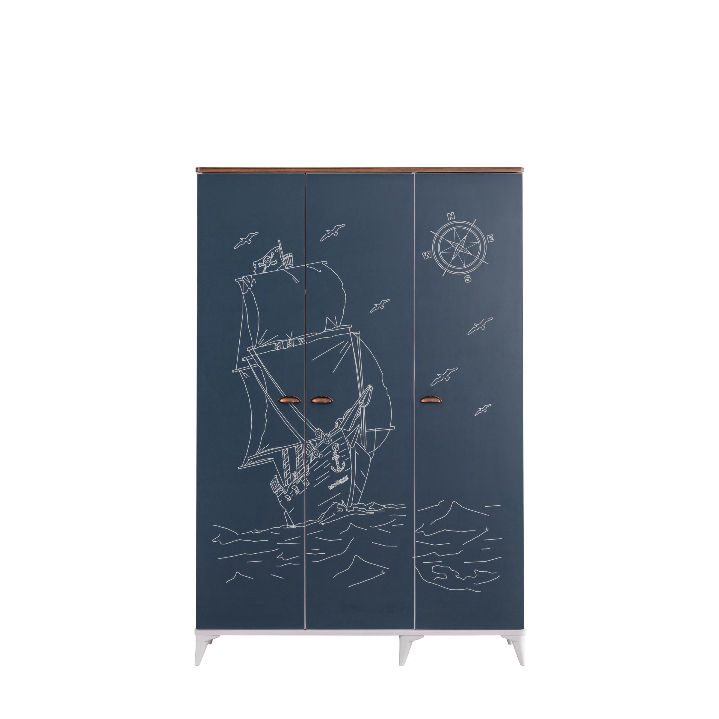 Atlantis Genç Odası 3 Kapılı Dolap