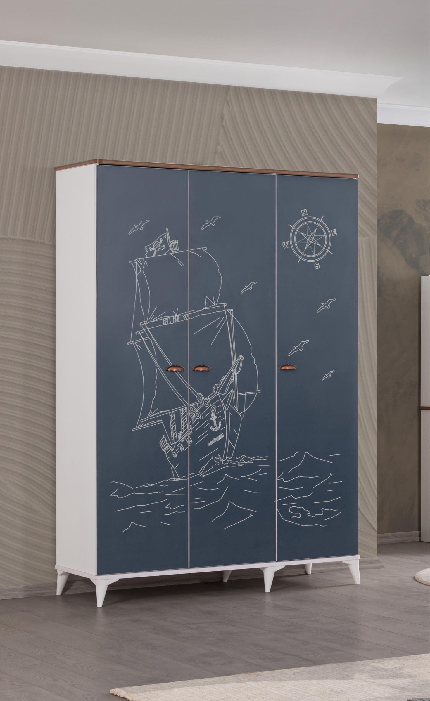 Atlantis Genç Odası 3 Kapılı Dolap