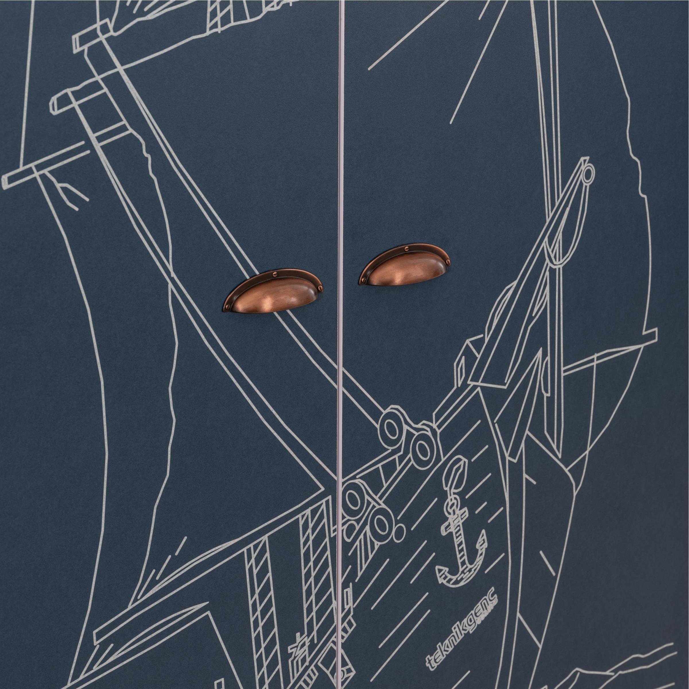 Atlantis Genç Odası 3 Kapılı Dolap