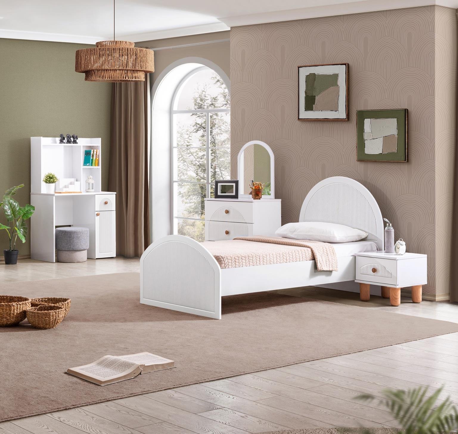 Bohem Genç Odası 3 Kapılı Dolap 