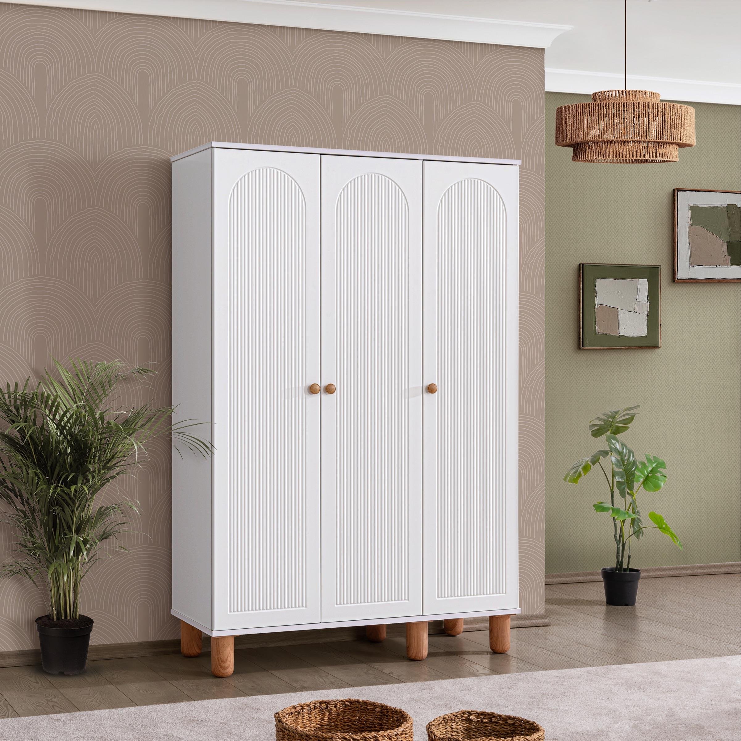 Bohem Genç Odası 3 Kapılı Dolap 