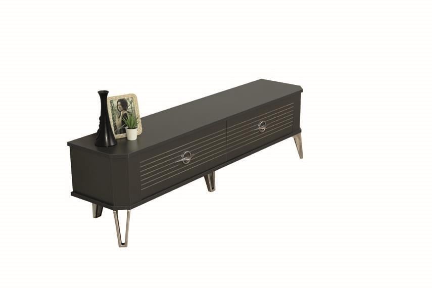 Clas Antrasit Çekmeceli Tv Ünitesi