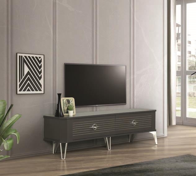 Clas Antrasit Çekmeceli Tv Ünitesi