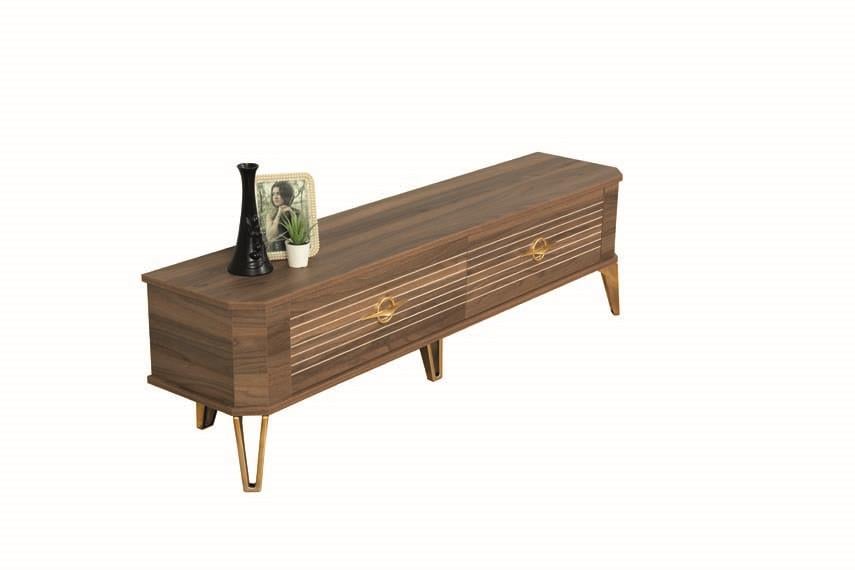 Clas Ceviz Çekmeceli Tv Ünitesi