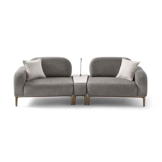 Cupra Ahşap Iskeletli Yataklı Koltuk Takımı