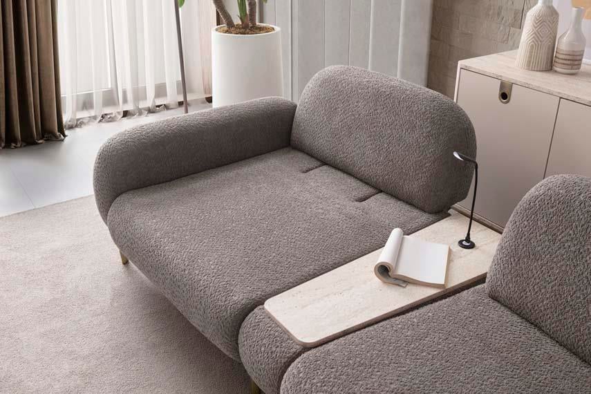 Cupra Ahşap Iskeletli Yataklı Koltuk Takımı